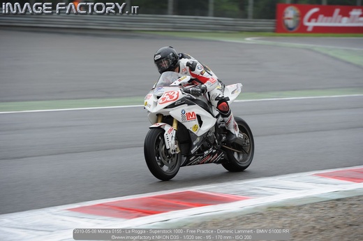 2010-05-08 Monza 0155 - La Roggia - Superstock 1000 - Free Practice - Dominic Lammert - BMW S1000 RR